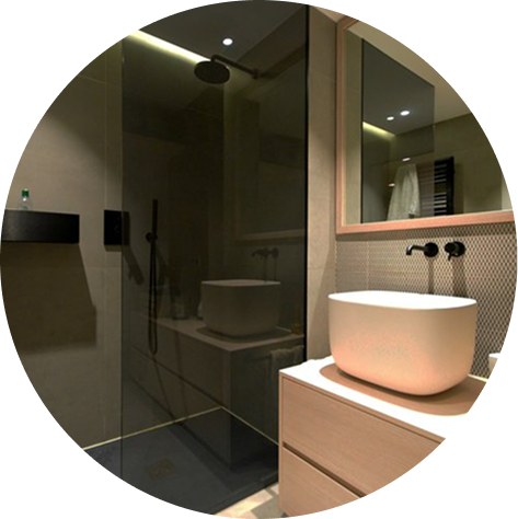 A beautiful bathroom remodel design.