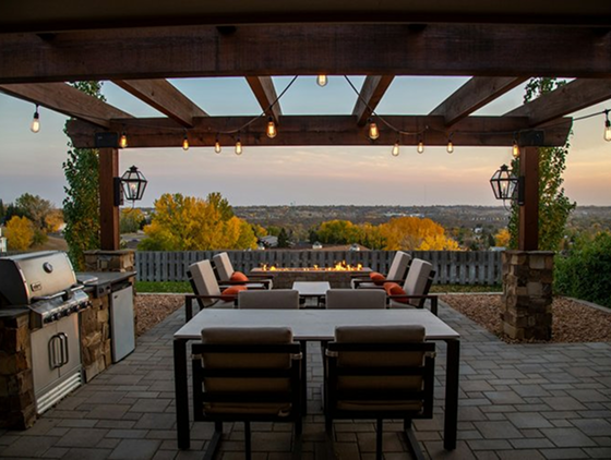 Beautiful pergola in Cedar Park, Texas.