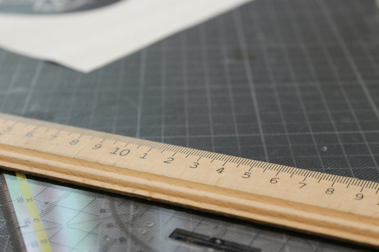 A drafting table where deck designs are made.